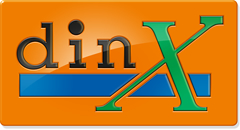 din-X logo